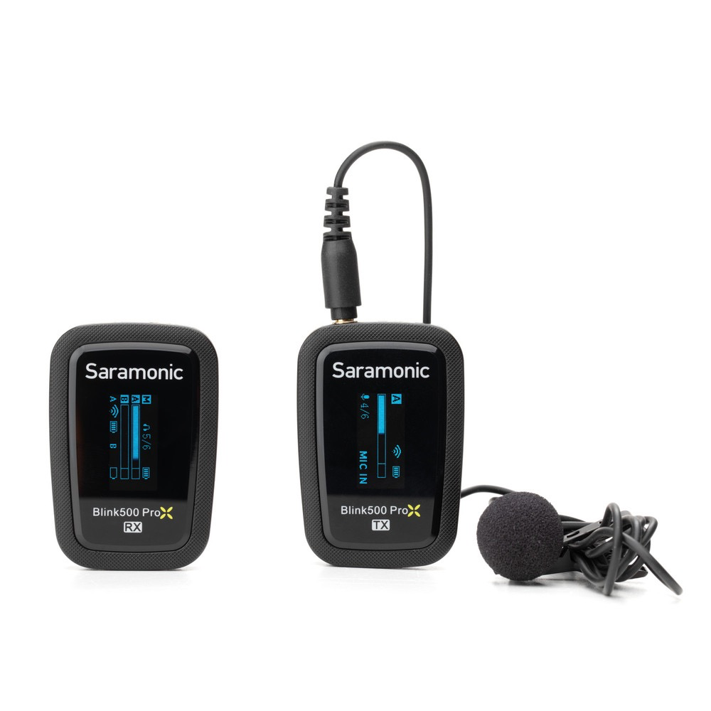 Saramonic Blink 500 ProX B1 Compact Wireless 2.4GHz Clip-On Microphone System with Lavalier