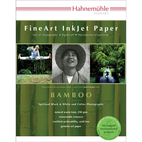 Hahnemuhle Fine Art Bamboo 290 gsm 8.5" x 11" 25 Sheets