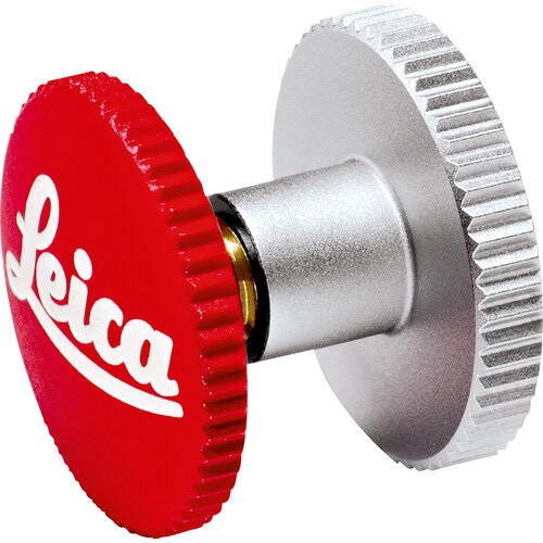 Leica Soft Release Button for M-System Cameras - 12mm, Red “Leica”