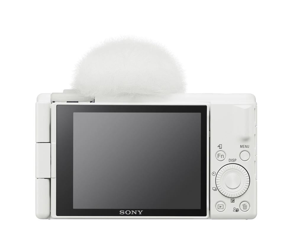 Sony ZV-1F Vlog Camera For Content Creators and Vloggers (White)