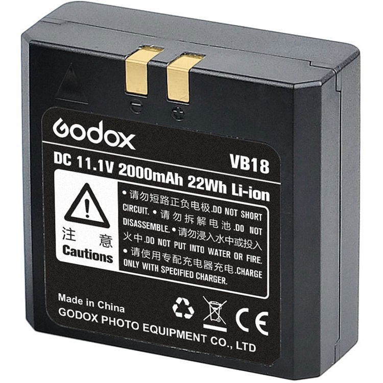 GODOX VB18 LI-ION BATTERY FOR VING SERIES FLASHES