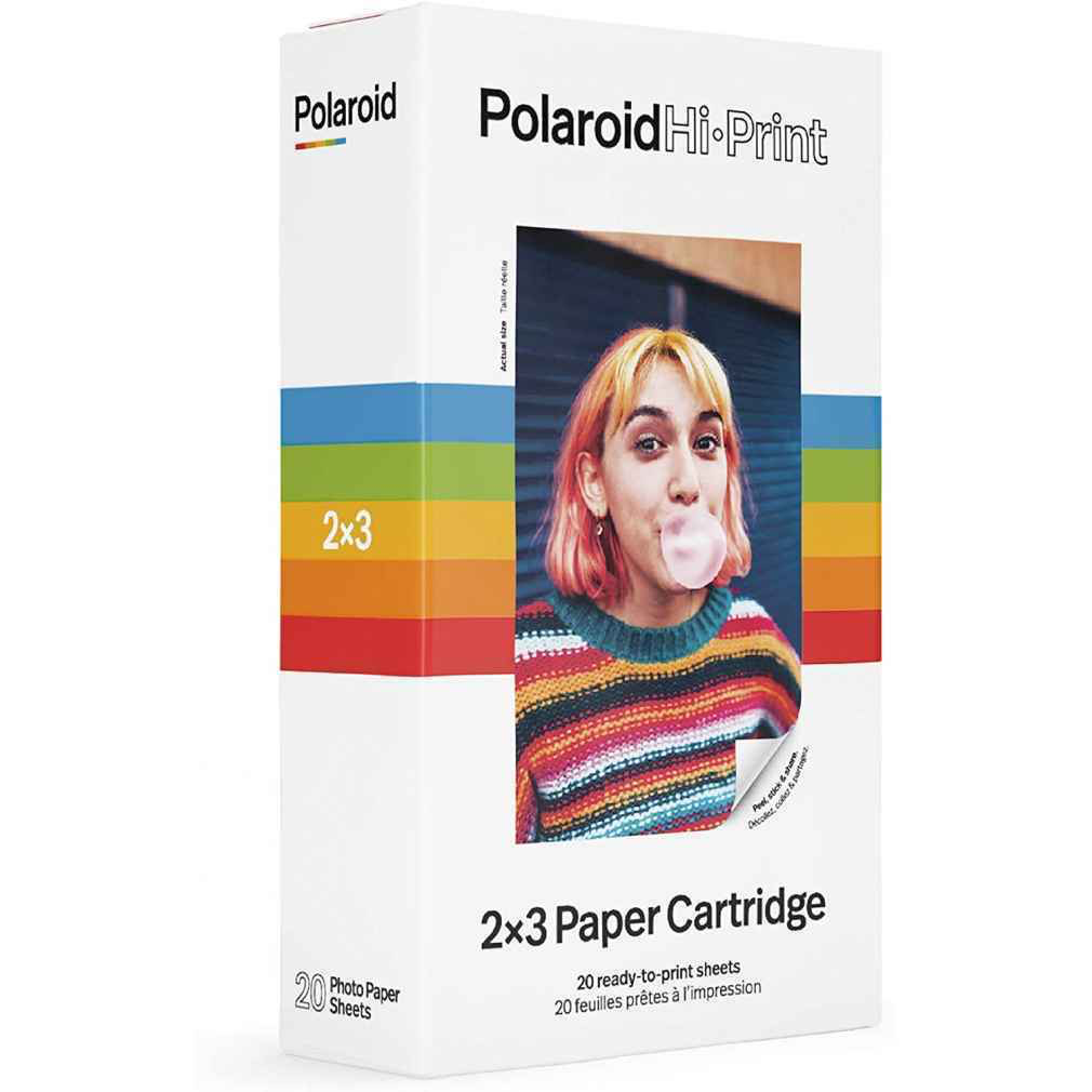 Shop Polaroid Hi·Print 2x3 Paper Cartridge ‑ 20 sheets by Polaroid at B&C Camera