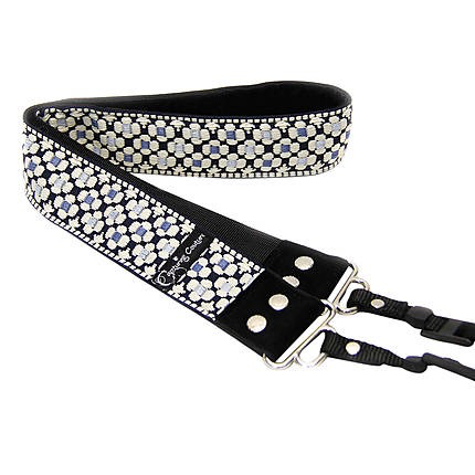 Capturing Couture Camera Strap: Daisy Dot Blue