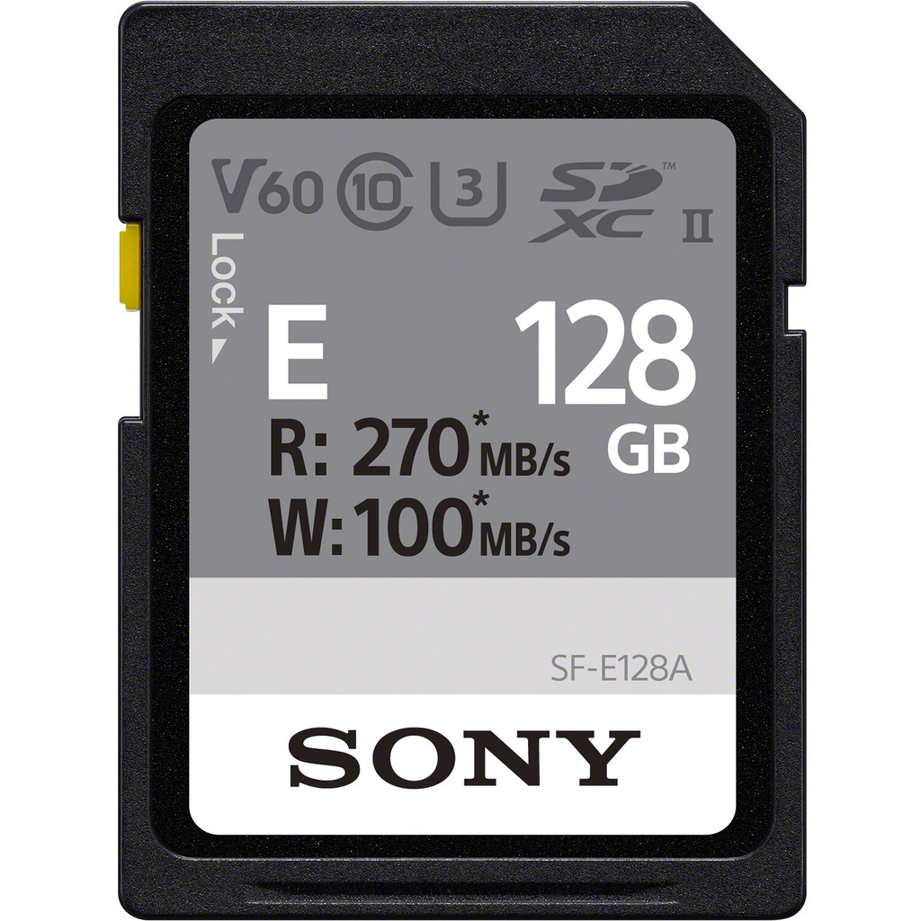 Sony 128 GB E Series UHS-II SDXC Memory Card