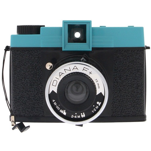 Lomography Diana F+ Film Camera and Flash (Teal/Black)