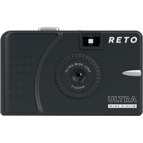 Reto Project Ultra Wide/Slim Film Camera with 22mm Lens -without flash (Charcoal)