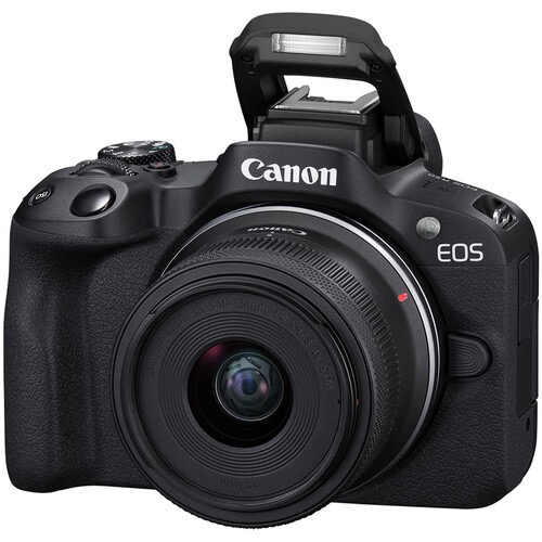 Canon EOS R50 Mirrorless Camera with RF-S18-45mm f/4.5-6.3 IS STM Lens & RF-S55-210mm f/5-7.1 IS STM Lens (Black)