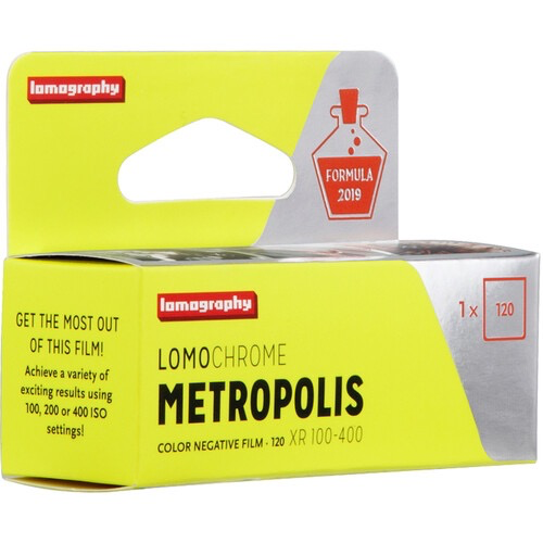 Lomography LomoChrome Metropolis 100-400 Color Negative Film (120 Roll Film, Expired 2019)
