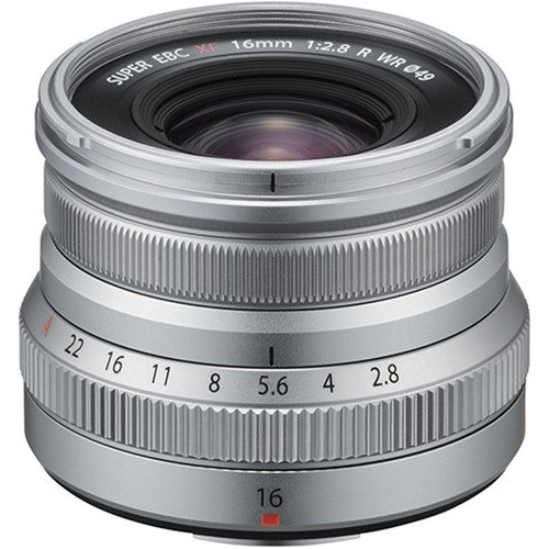 FUJIFILM XF 16mm f/2.8 R WR Lens (Silver) - (Open Box ) by FUJIFILM XF 16mm f/2.8 R WR Lens (Silver) - (Open Box ) by