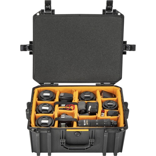 Pelican Vault V550 Standard Equipment Case with Lid Foam and Dividers (Black)