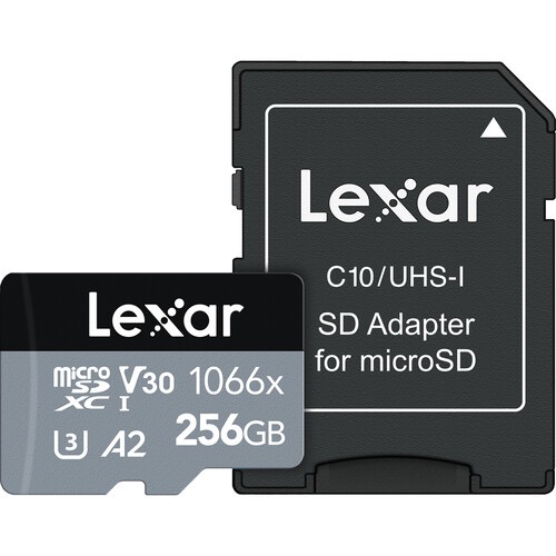 Lexar 1066X MICROSDXC 256GB Memory Card
