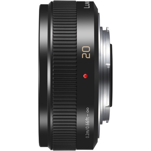Panasonic Lumix G 20mm f/1.7 II ASPH Lens (Black)