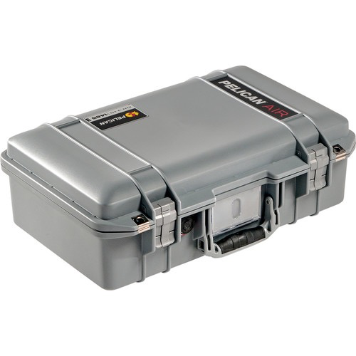 Pelican 1485Air Compact Hand-Carry Case (Silver, Pick-N-Pluck Foam)