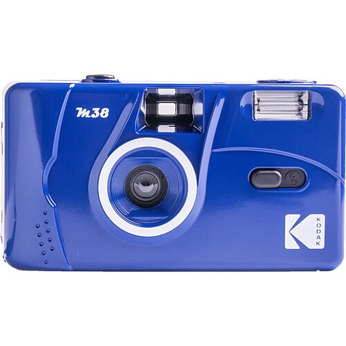 Shop Kodak M38 35mm Film Camera with Flash (Classic Blue) by Kodak at B&C Camera