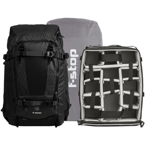 f-stop TILOPA 50L DuraDiamond Travel & Adventure Photo Backpack Essentials Bundle (Anthracite Black)