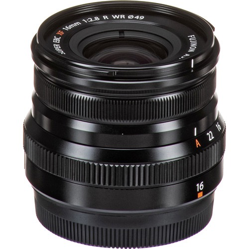 FUJIFILM XF 16mm f/2.8 R WR Lens (Black) by Fujifilm at B&C FUJIFILM XF 16mm f/2.8 R WR Lens (Black) by Fujifilm at B&C