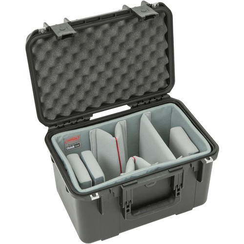 SKB iSeries 1610-10 Waterproof Case with Video Dividers and Lid Foam (Black)