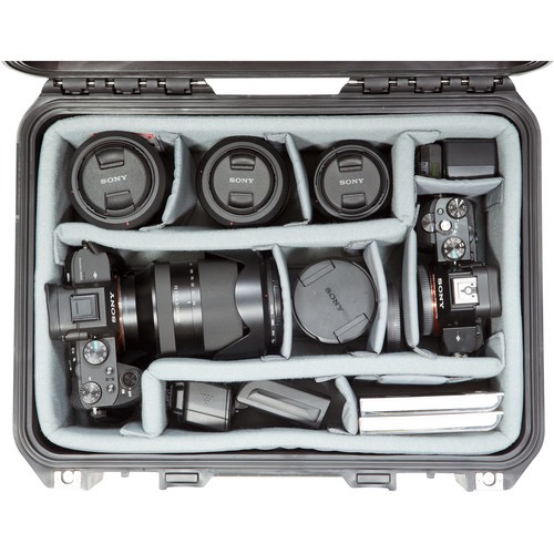 SKB iSeries 1510-6 Case with Think Tank Photo Dividers & Lid Foam (Black)
