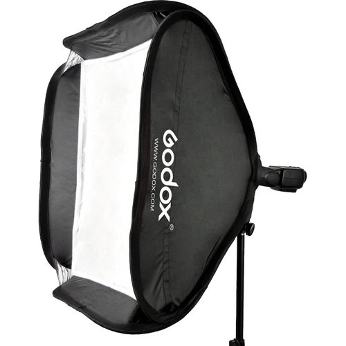 Godox S-Type Bowens Mount Flash Bracket with Softbox Kit (23.6 x 23.6")