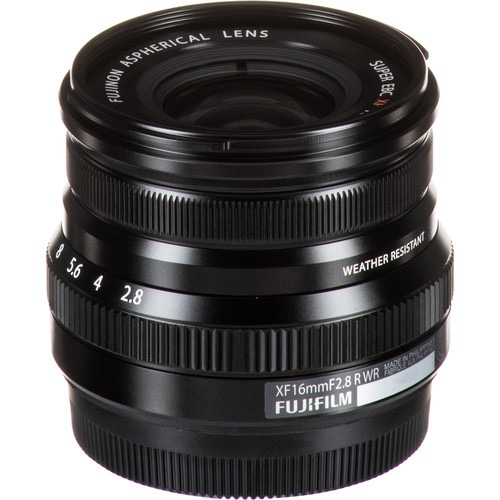 FUJIFILM XF 16mm f/2.8 R WR Lens (Black) by Fujifilm at B&C FUJIFILM XF 16mm f/2.8 R WR Lens (Black) by Fujifilm at B&C