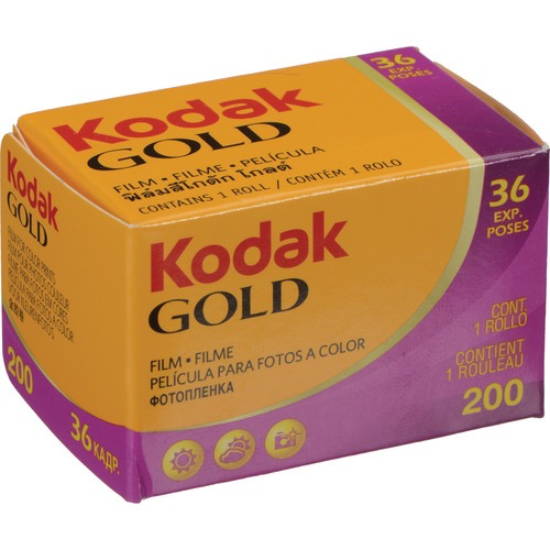 Kodak GOLD 200 Color Negative Film (35mm Roll Film, 36 Exposures