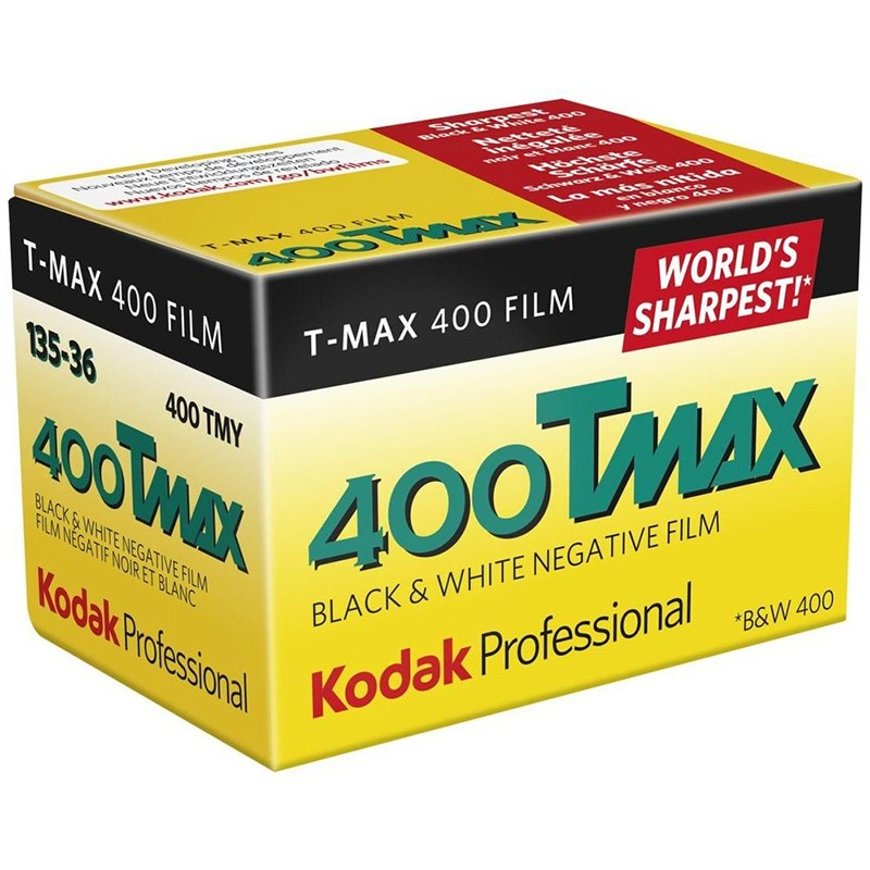 Kodak Professional T-Max 400 Black & White Negative Film (35mm Roll, 36 Exp)