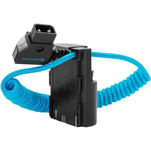 Kondor Blue D-Tap to Canon LP-E6 Dummy Battery Cable (16-36")