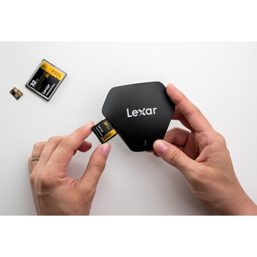 Lexar Professional Multi-Card 3-in-1 USB 3.0 Reader LRW500URBNA