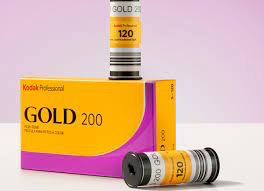 Kodak Professional Gold 200 Color Negative Film (120 Roll Film Single Roll)
