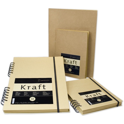 Hahnemühle Kraft Paper Sketch Booklet (Ochre Cover, A4, 20 Sheets)