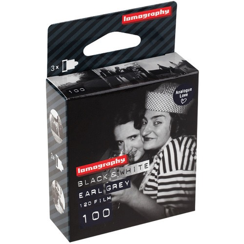 Lomography Earl Grey 100 Black and White Negative Film (120 Roll, 3 Pack)