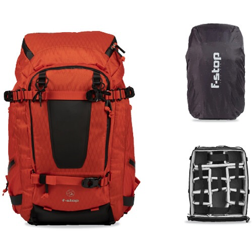 f-stop TILOPA 50L DuraDiamond Travel & Adventure Camera Backpack Bundle  (Magma Red) by F-Stop at B&C Camera