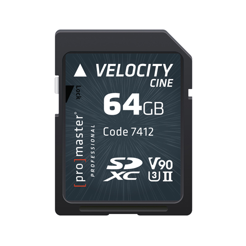 Promaster SDXC 64GB Velocity CINE
