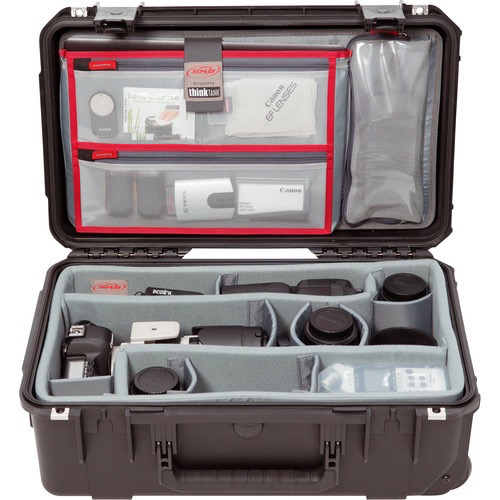 SKB iSeries 2011-7 Case with Think Tank-Designed Photo Dividers & Lid Organizer (Black)