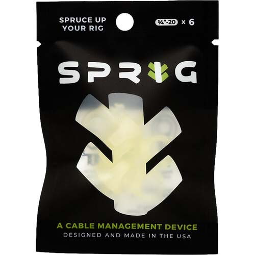 SPRIG 1/4"-20 6 PACK (GLOW IN THE DARK