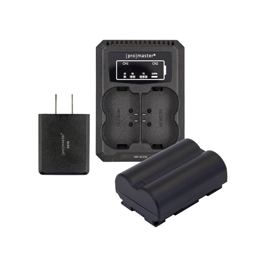 Promaster Battery & Charger Kit for Fuji NP-W235
