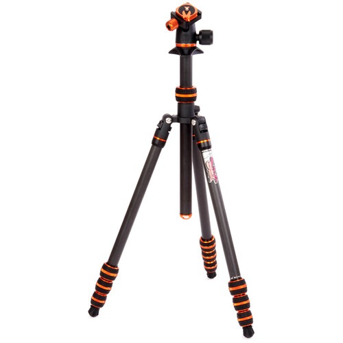 3 Legged Thing Punks Billy 2.0 Carbon Fiber Tripod with AirHed Neo 2.0 Ball Head (Black)