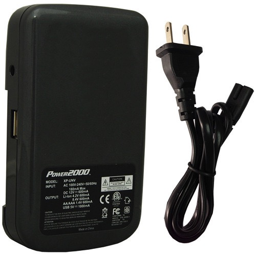 Power2000 AC/DC Universal Battery Charger
