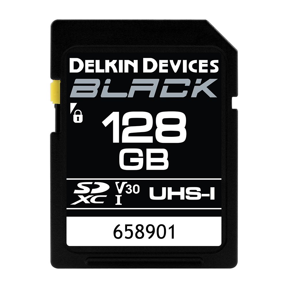 Delkin Black Rugged SD Card - 128 GB