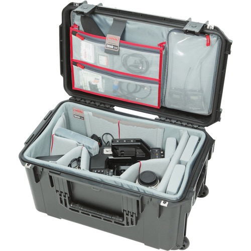 SKB iSeries 2213-12 Case with Think Tank Designed Video Dividers & Lid Organizer (Black)