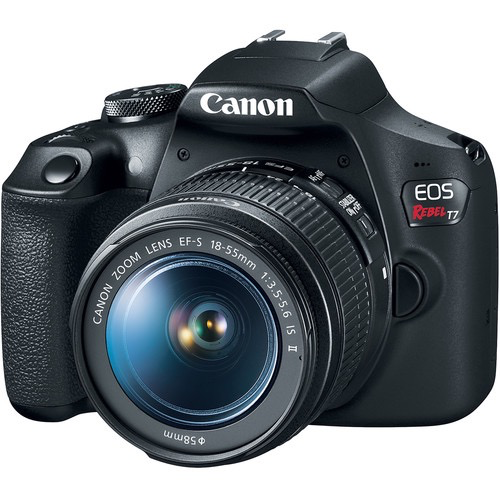 Canon EOS Rebel T7 DSLR Camera with 18-55mm and 75-300mm Lenses