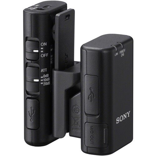 Sony ECM-W2BT Camera-Mount Digital Bluetooth Wireless Microphone System for Sony Cameras