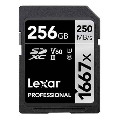 Lexar Pro 256GB 1667x SDXC UHS-II Memory Card