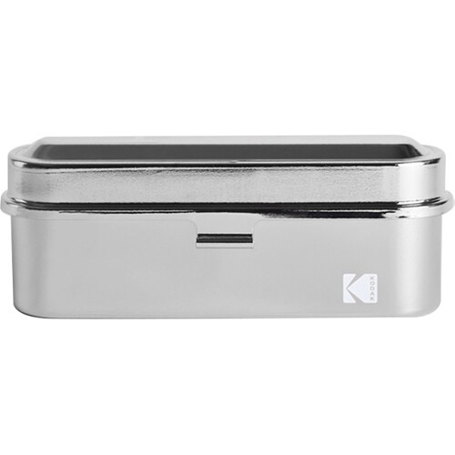 Kodak Steel 135mm Film Case (Silver Lid/Silver Body)