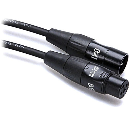 Hosa Technology Pro REAN XLR Male to XLR Female Microphone Cable - 5