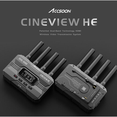 Accsoon CineView HE Multi-Spectrum Wireless Video Transmission System - B&C Camera
