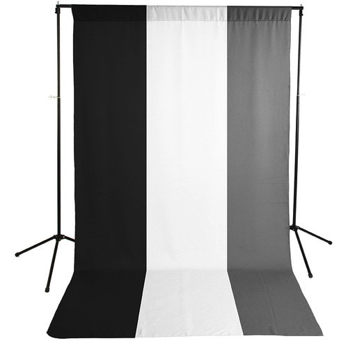Shop Savage Economy Background Kit 5x9’ (White, Black, and Gray Backdrops) by Savage at B&C Camera