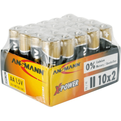 Shop ANSMANN X-POWER AA 20PK TRAY by ANSMANN at B&C Camera