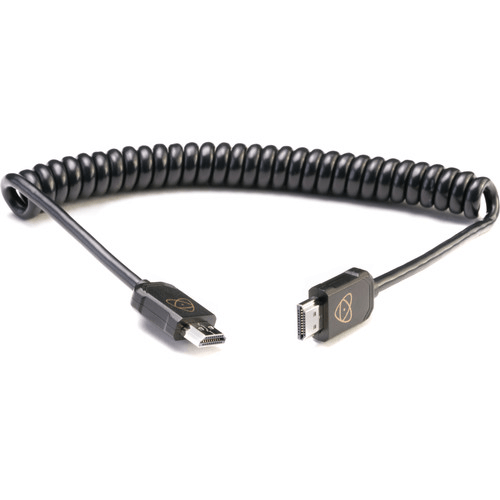 Shop Atomos AtomFLEX HDMI (Type-A) Male to HDMI (Type-A) Male Coiled Cable (16 to 32") by Atomos at B&C Camera