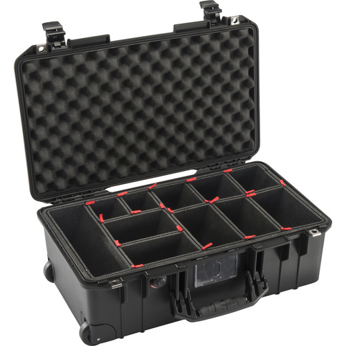 Pelican 1535Air Carry-On Case with TrekPak Dividers (Black)